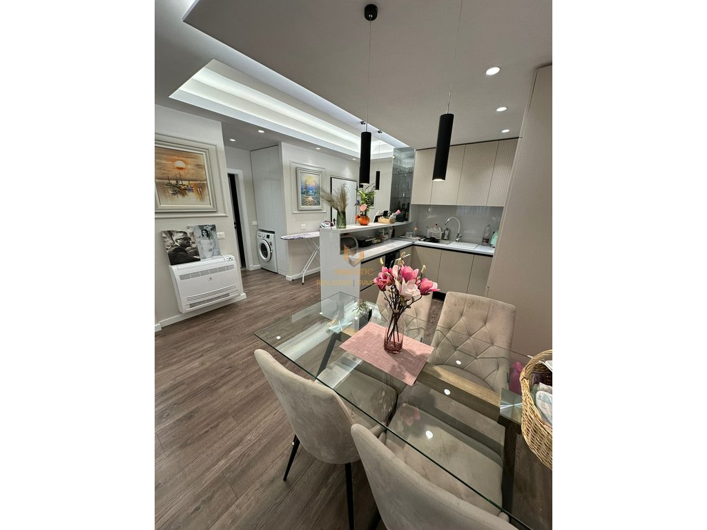 A super apartment 2+1+2 is for sale at Kodra e Diellit, next to the residence.