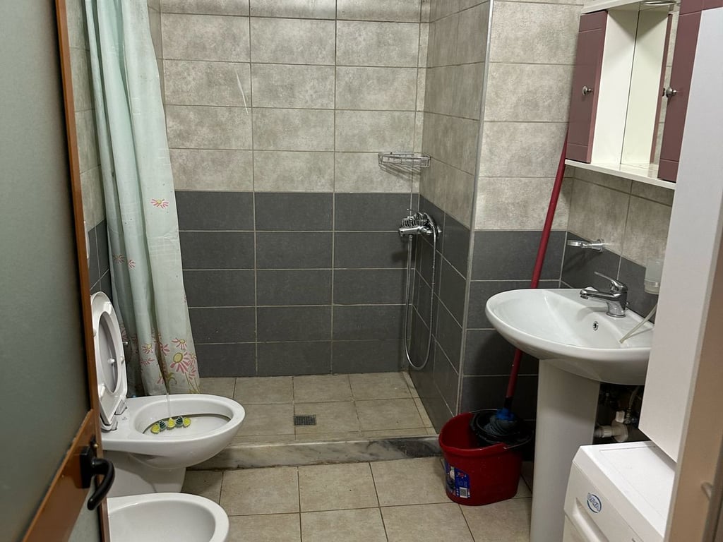 A 1+1 apartment is for rent in the Center for 450 euros.