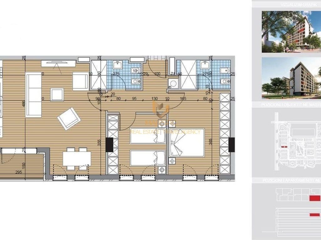 Vendesi appartamento 2+1+2 presso Univers City, QTU.