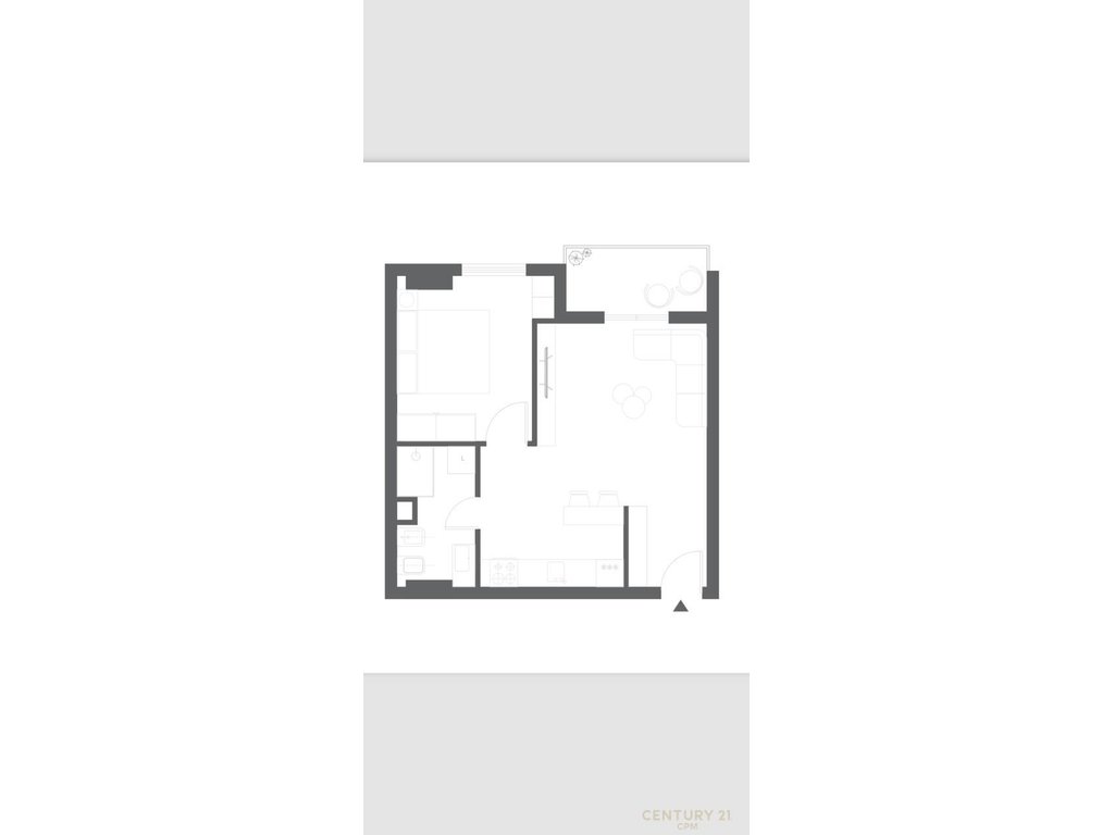 Shitet Apartament 1+1 ne Rrugen 5 Maji!