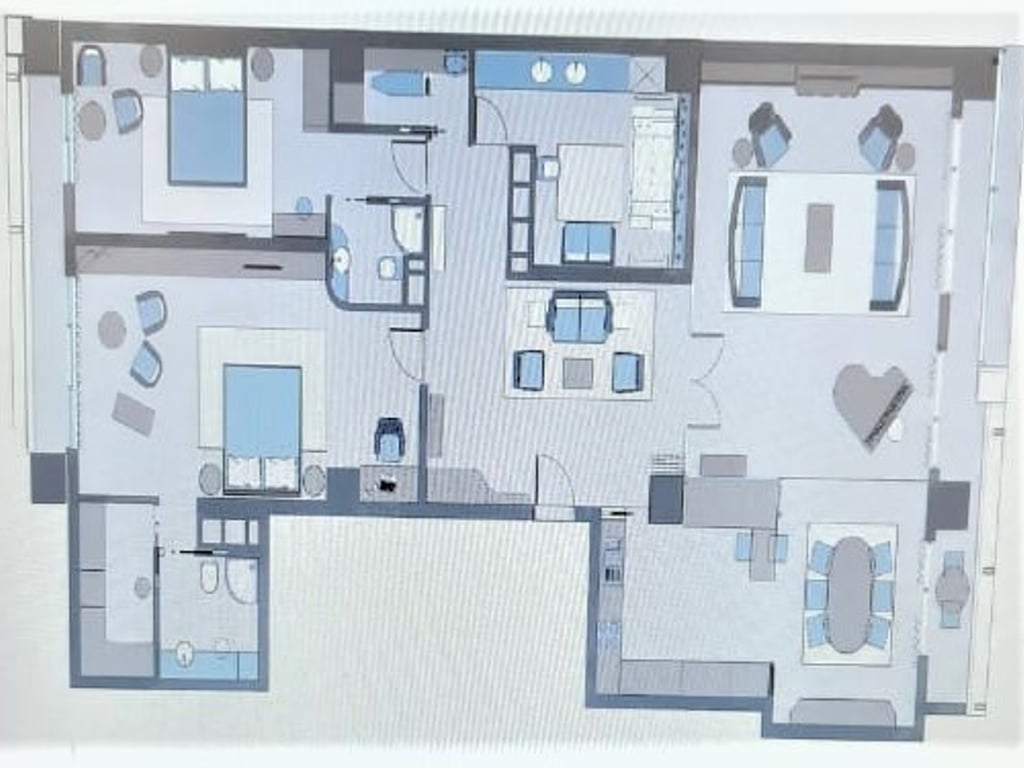 3+1 apartment for sale at Ambasador 3 on Dervish Hima street in Tirana (ID 4131164)