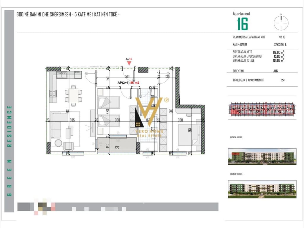 APARTMENT 2+1 FOR SALE IN BATHORE 80,850 EURO