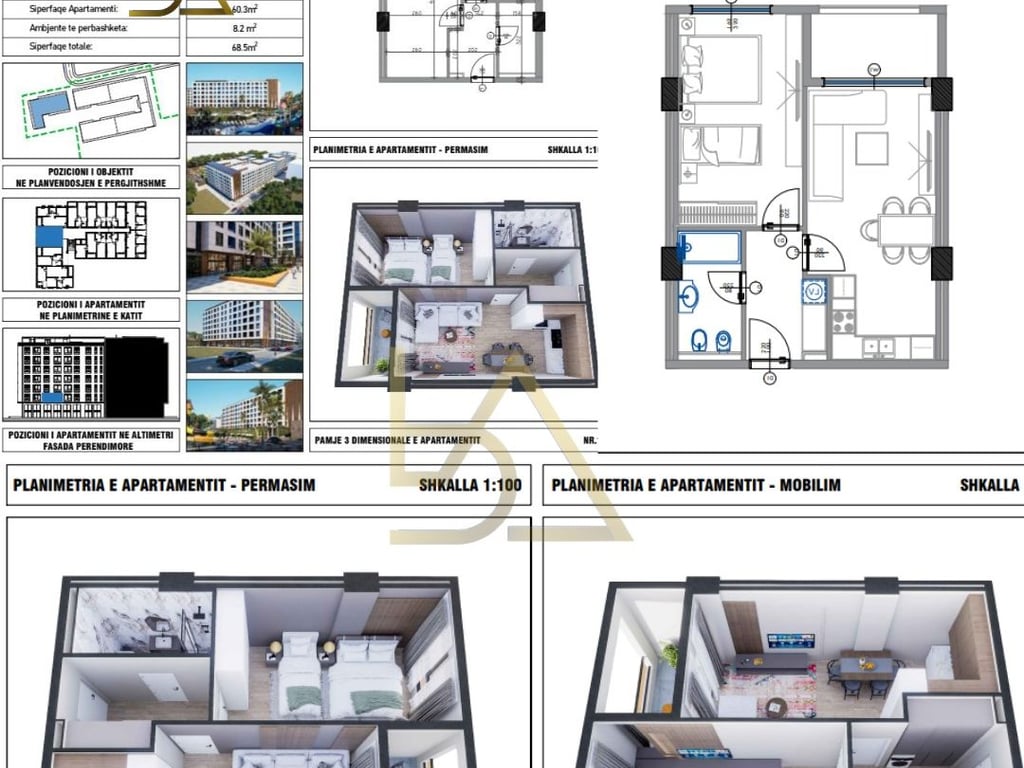 SHITET APARTAMENT 1+1 – VM RESIDENCE, GOLEM Një mundësi që nuk përsëritet – investo atje ku po ndërtohet Aqua Parku më i madh në Shqipëri!