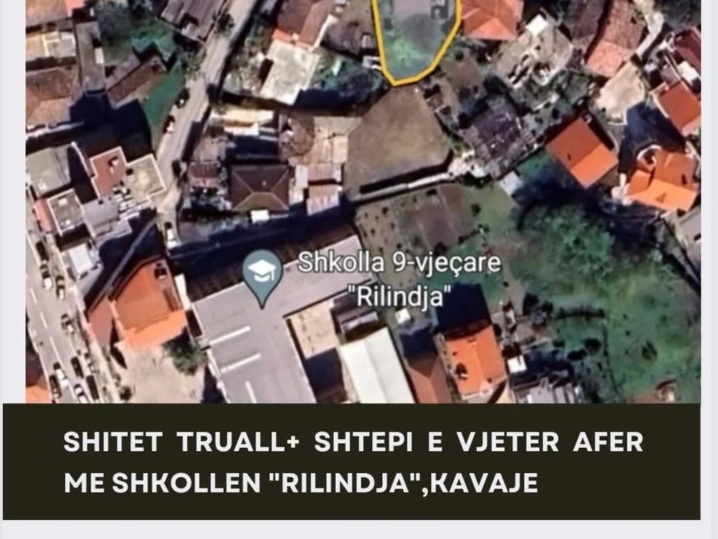 🔥Okazion🔥 ‼️Mundesi jetese ne nje zone shume te mire ‼️  🔥Shitet truall +plus shtepi te vjeter shume afer shkolles "Rilindja",Kavaje🔥