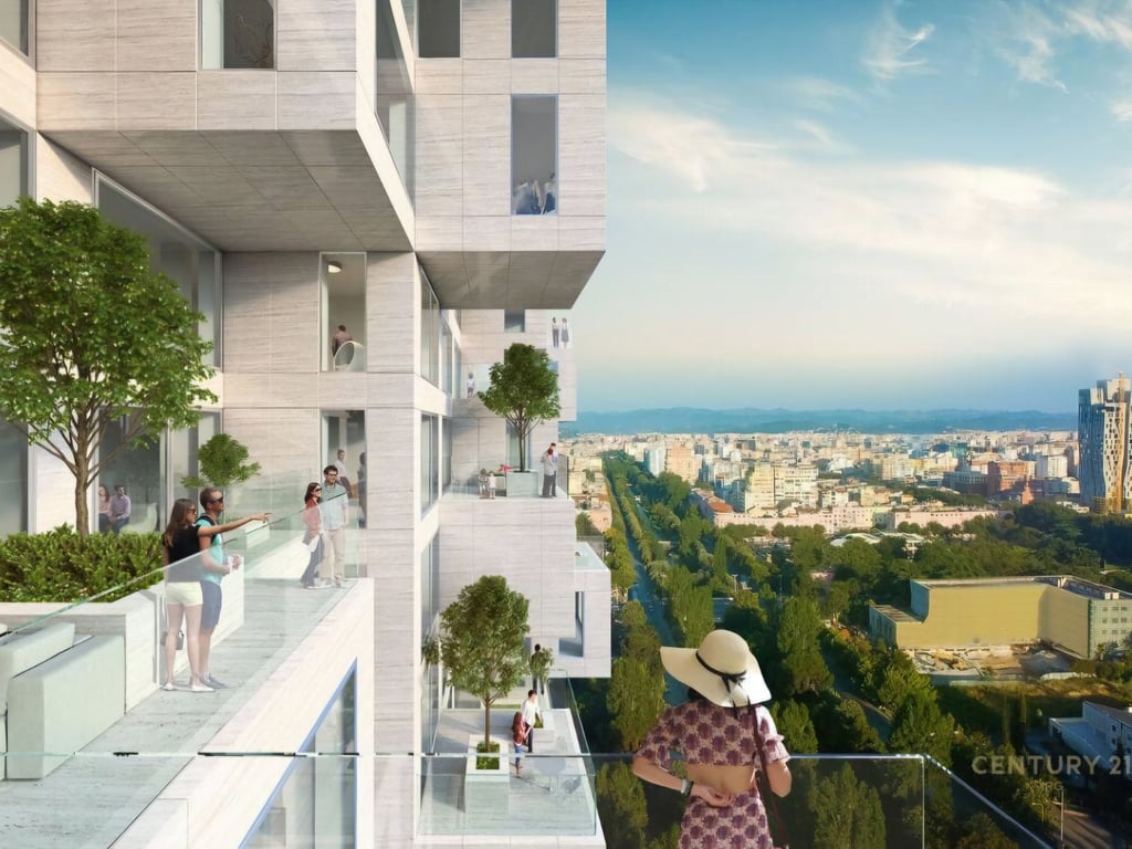 THE MOST SPECTACULAR PENTHOUSE VIEW IN TIRANA – DOWNTOWN ONE, 27TH FLOOR!