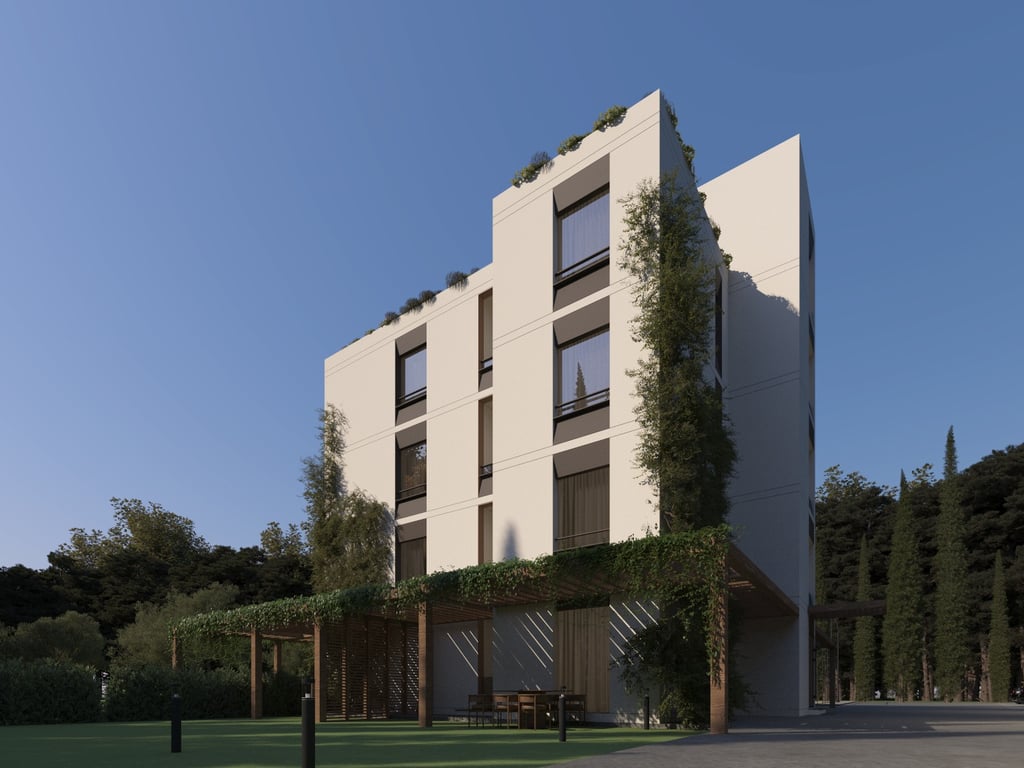 Shitet: 1+1 Himarë 📍 - Sip: 46 m² & 100 m² Oborr 🟢 Ne Perfundim Suvatimesh & Sistem Kapot (5 min larg Detit) 🌊