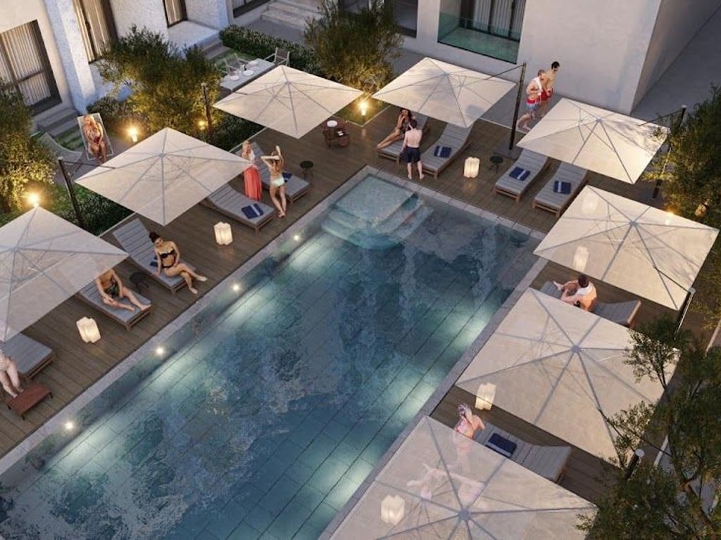 Shitet apartament 1+1  ne golem 