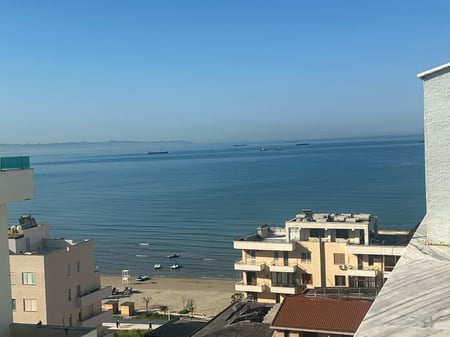 APPARTAMENTO 1+1, SPIAGGIA, DURAZZO, VISTA MARE