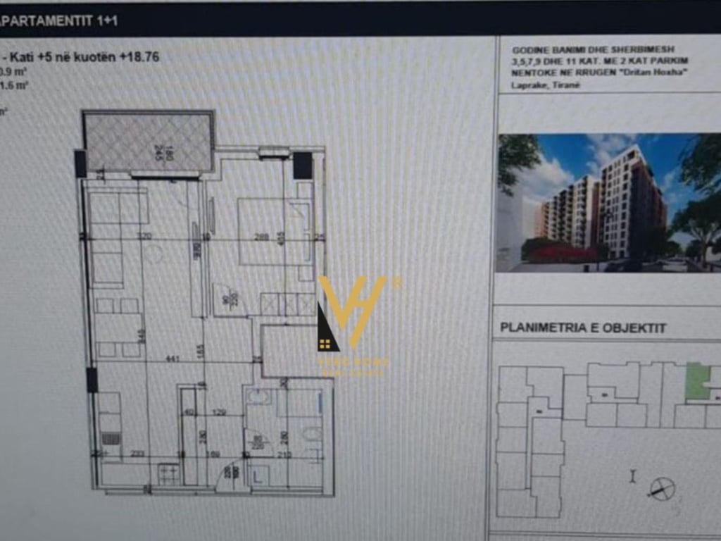 1+1 Apartment for Sale in Laprake 124,000 EURO
