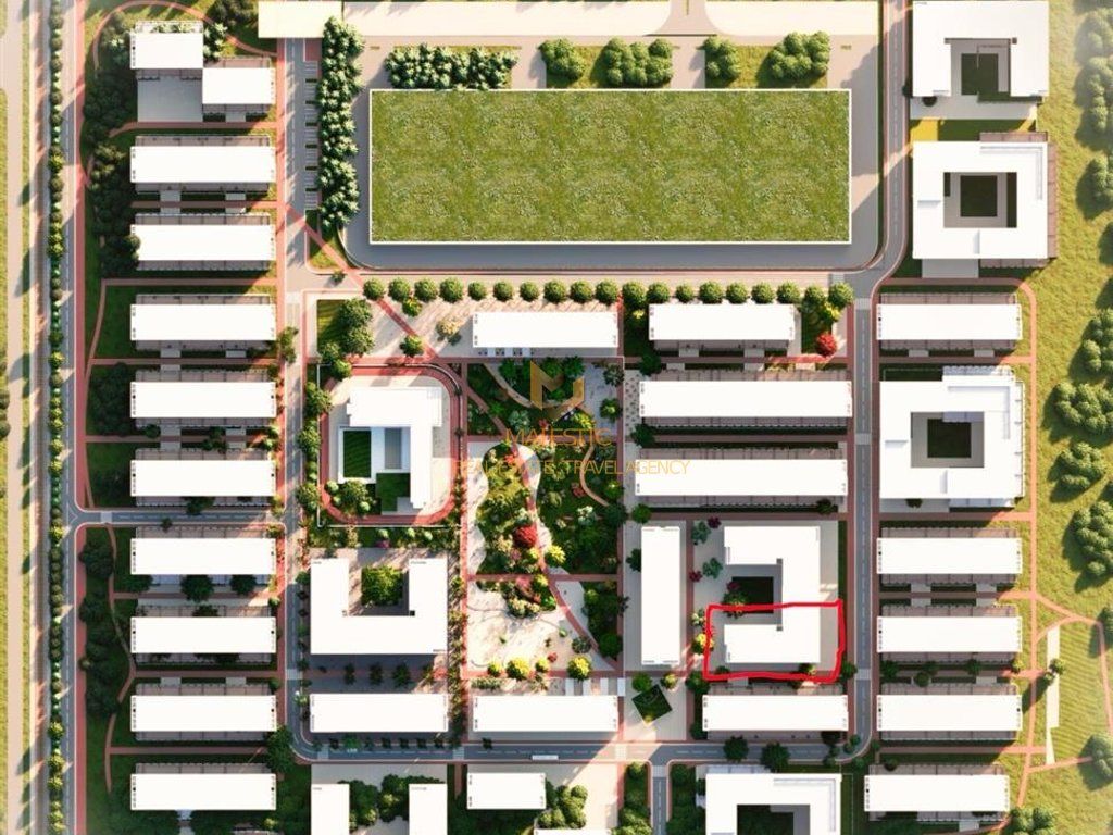 Vendesi appartamento 2+1+2 presso Univers City, QTU.