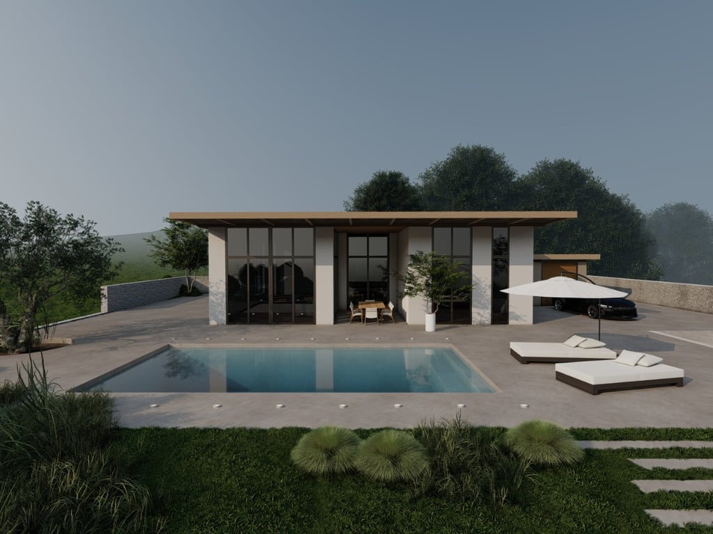 Vilë individuale për shitje në Gjirin e Lalëzit, pranë kompleksit San Pietro 