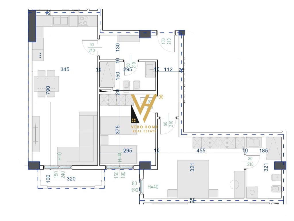 APARTMENT FOR SALE 2+1 ON PAQESORI STREET, KAMEZ 85,100 EURO