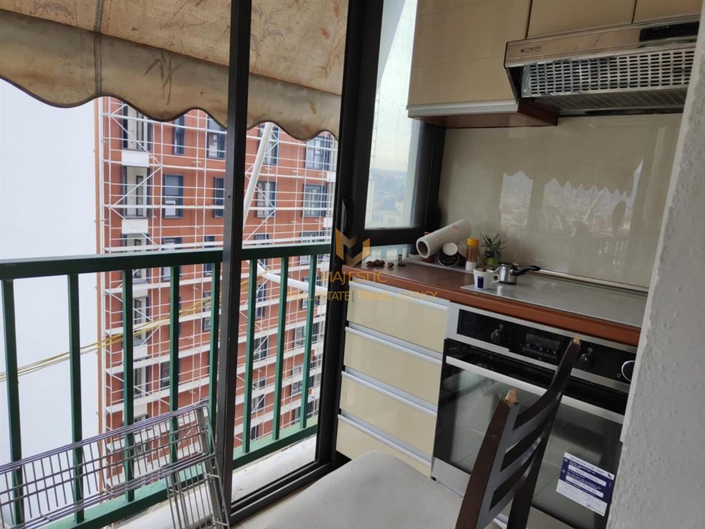 A 2+1 apartment is available for rent behind the Concord center, 5 May street.
