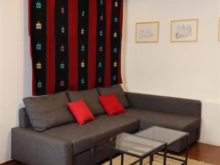 An apartment is for rent in the center of Tirana.