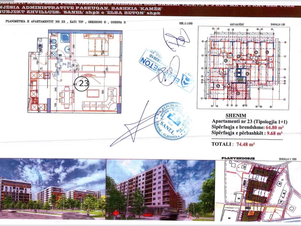 VENDESI APPARTAMENTO 1+1 75M2 89500 EURO PASKUQA