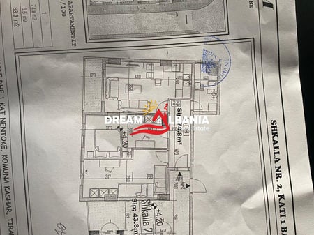 2+1 apartment for sale in Yzberisht on Besim Alla Street in Tirana (ID 41211960)