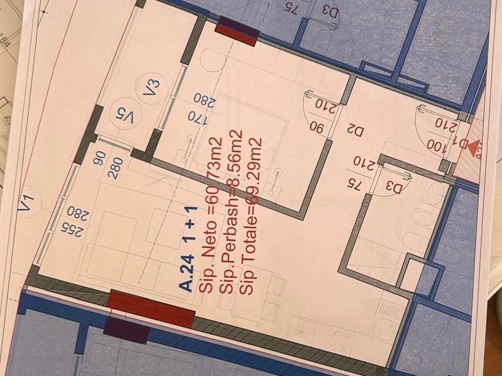 Apartmament 1+1 per siper Maternitetit te Ri!