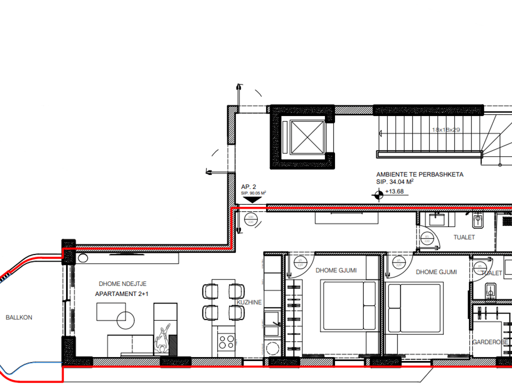 Apartment for sale 2+1+2+wardrobe Butrinti Street Saranda (ID 41211953)