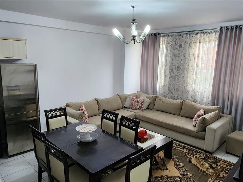 A 2+1+2 apartment is available in Yzberisht, Gega Oil.