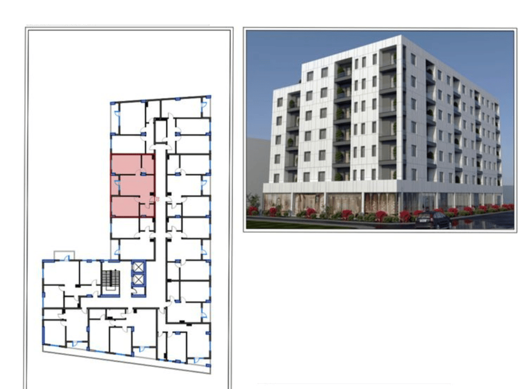 Shitet Apartament 2+1 – Kamëz