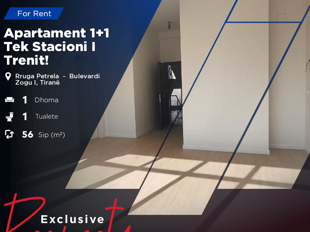 1+1 Apartment. Train Street (Empty)