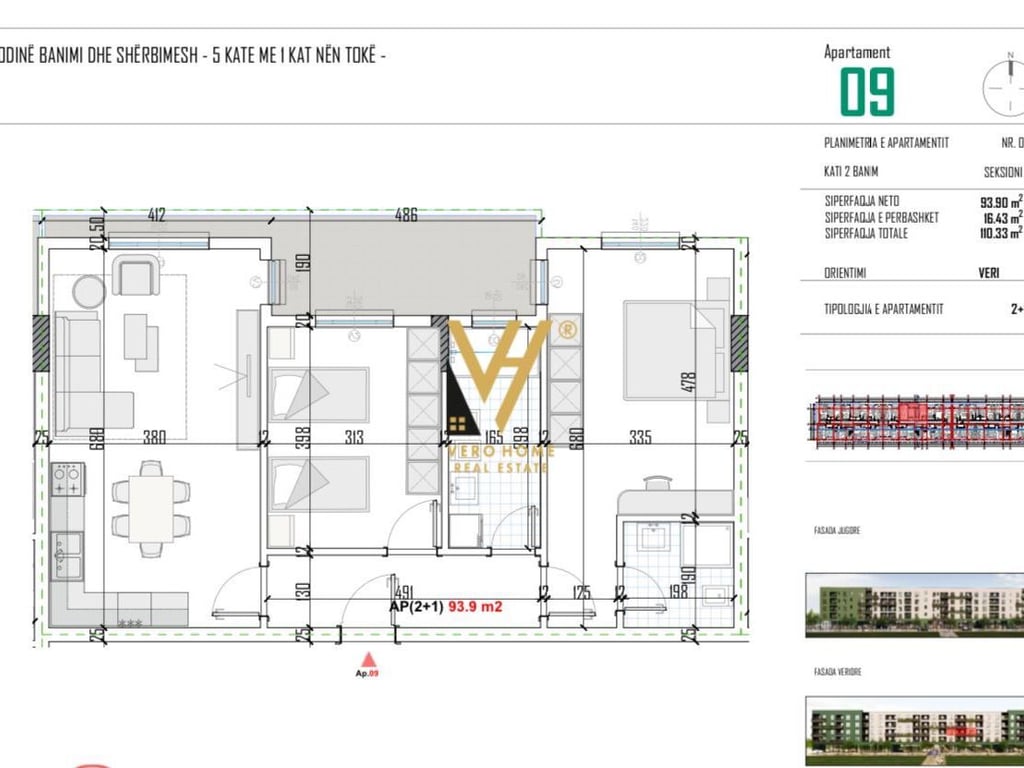 APARTMENT 2+1 FOR SALE IN BATHORE 88,850 EURO