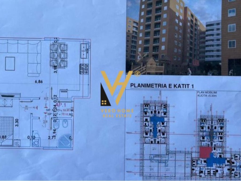 IN VENDITA APPARTAMENTO 1+1+BALCONE + POSTO AUTO A YZBERISHT, LLANAJ SHPK 100.000 EURO