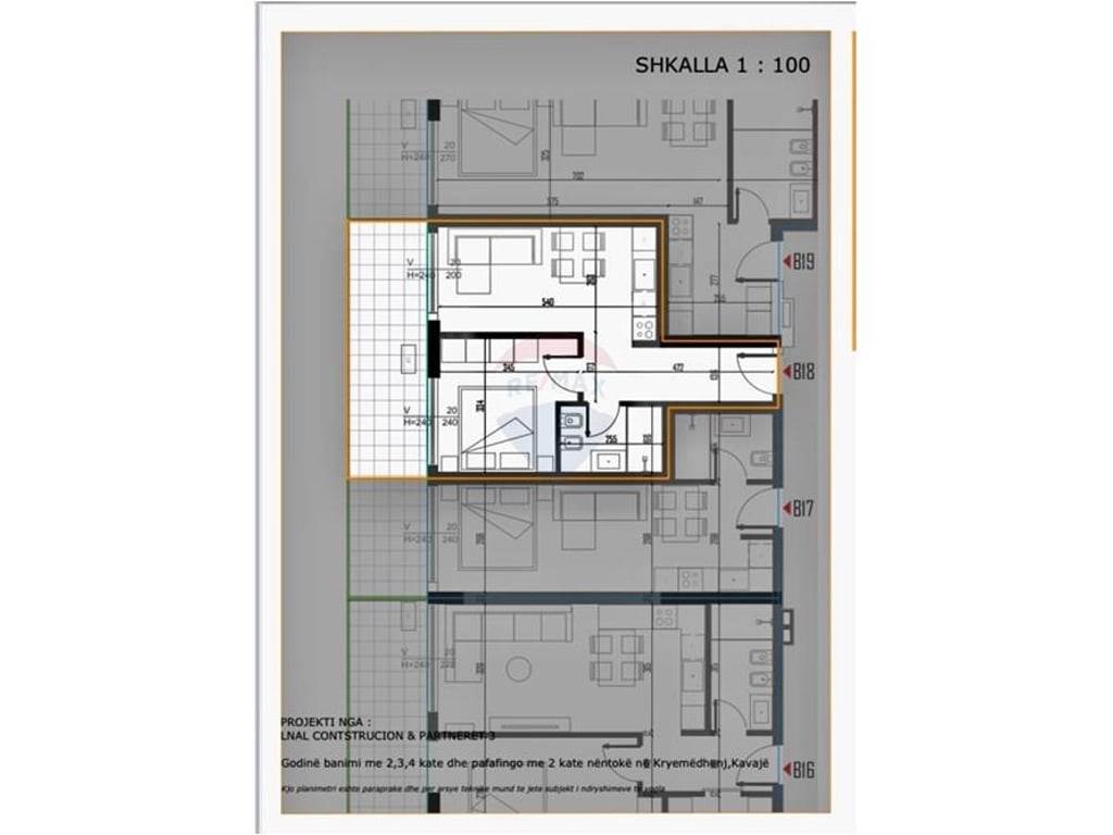 APARTAMENT 1+1 PER SHITJE