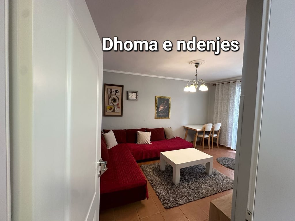 Apartment 2+1 for rent near the former Durresi restaurant, 500 euros.