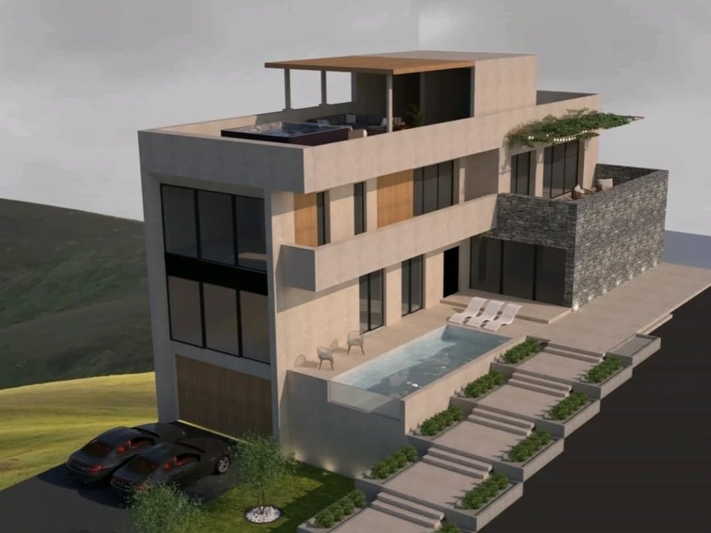 🔥Land for sale + building permit for an elite villa with a sea view in one of the most beautiful areas of the Golem hills (adjacent to Hill Residence)🔥