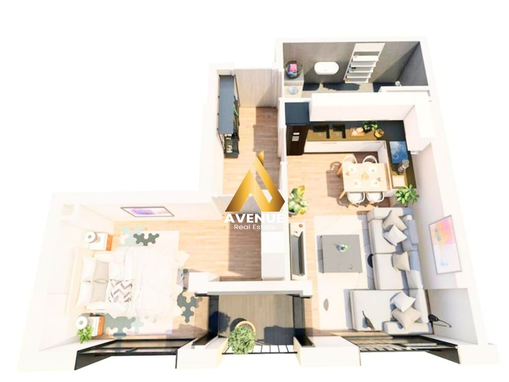 APARTAMENT 1+1 PËR SHITJE TEK BULEVARDI I RI