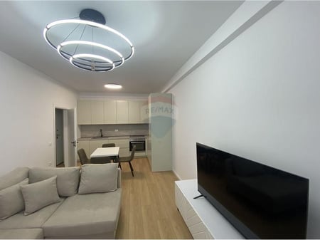 A 1-bedroom apartment with parking space is offered for rent.
