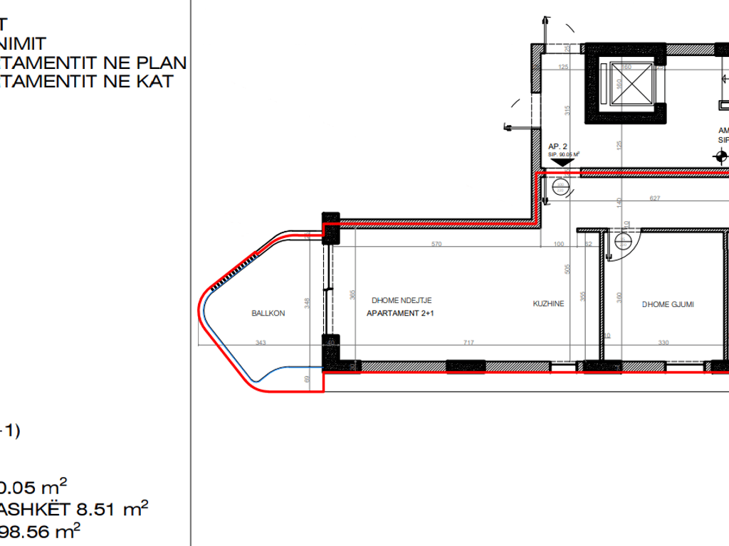 Apartment for sale 2+1+2+wardrobe Butrinti Street Saranda (ID 41211953)