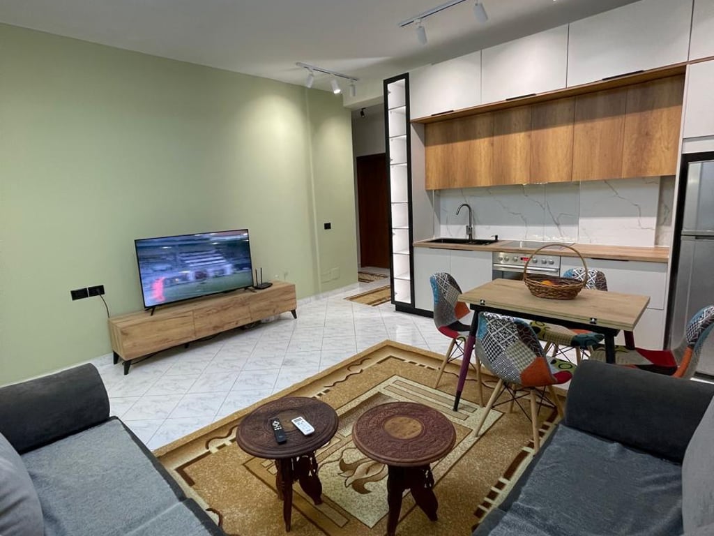 For Rent Super Furnished Apartment 1+1 in Komuna Parisit