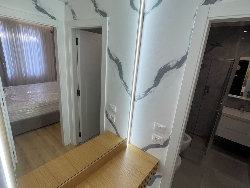 🏡 APPARTAMENTO 1+1, KARL GEGA (parcheggio🅿)🏡