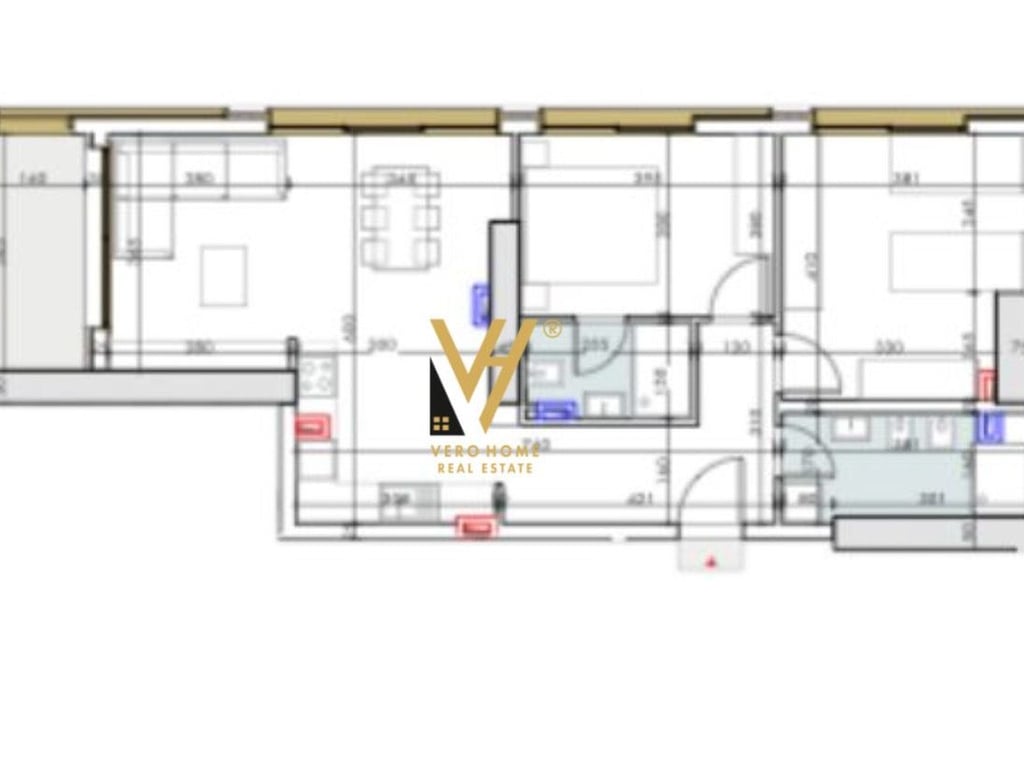 APARTMENT FOR SALE 2+1+2+BLOCK AT AFA TOWER, PAZARI I RI CLEARING PRICE