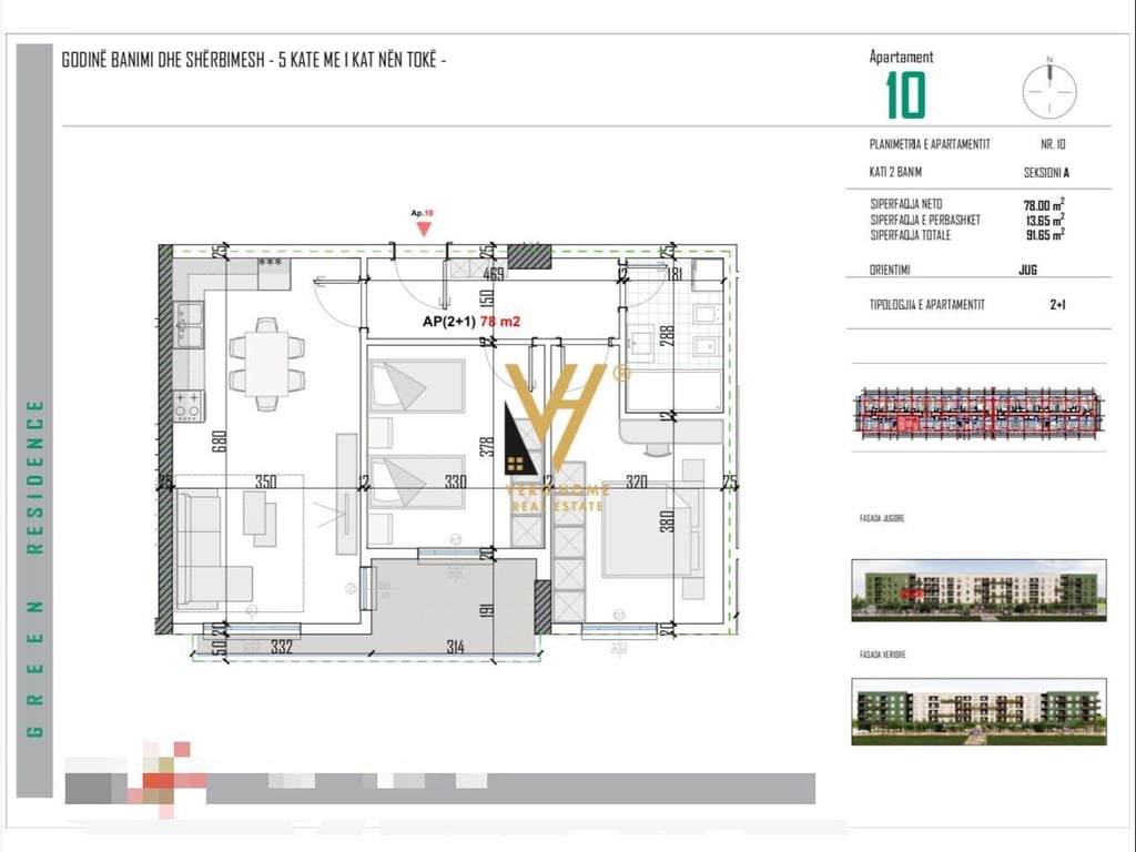 APARTMENT 2+1 FOR SALE IN BATHORE 73,300 EURO