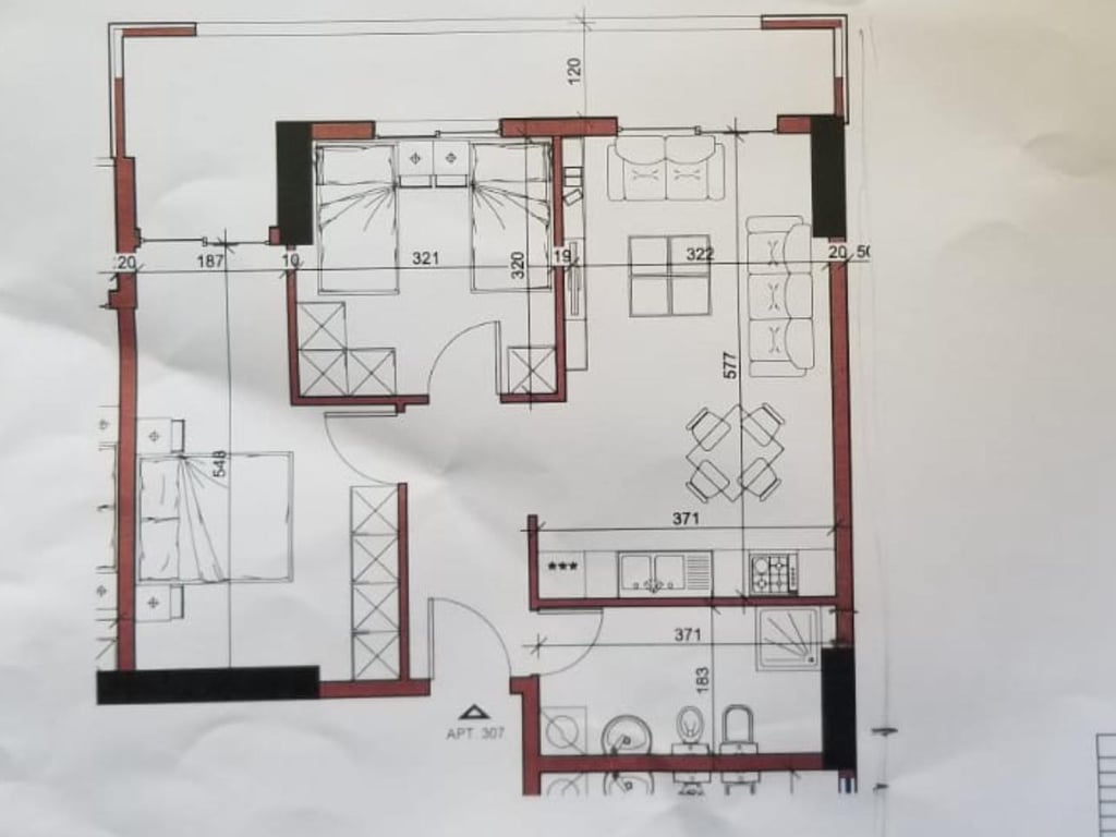 Vendesi Appartamento 2+1+1 Balcone