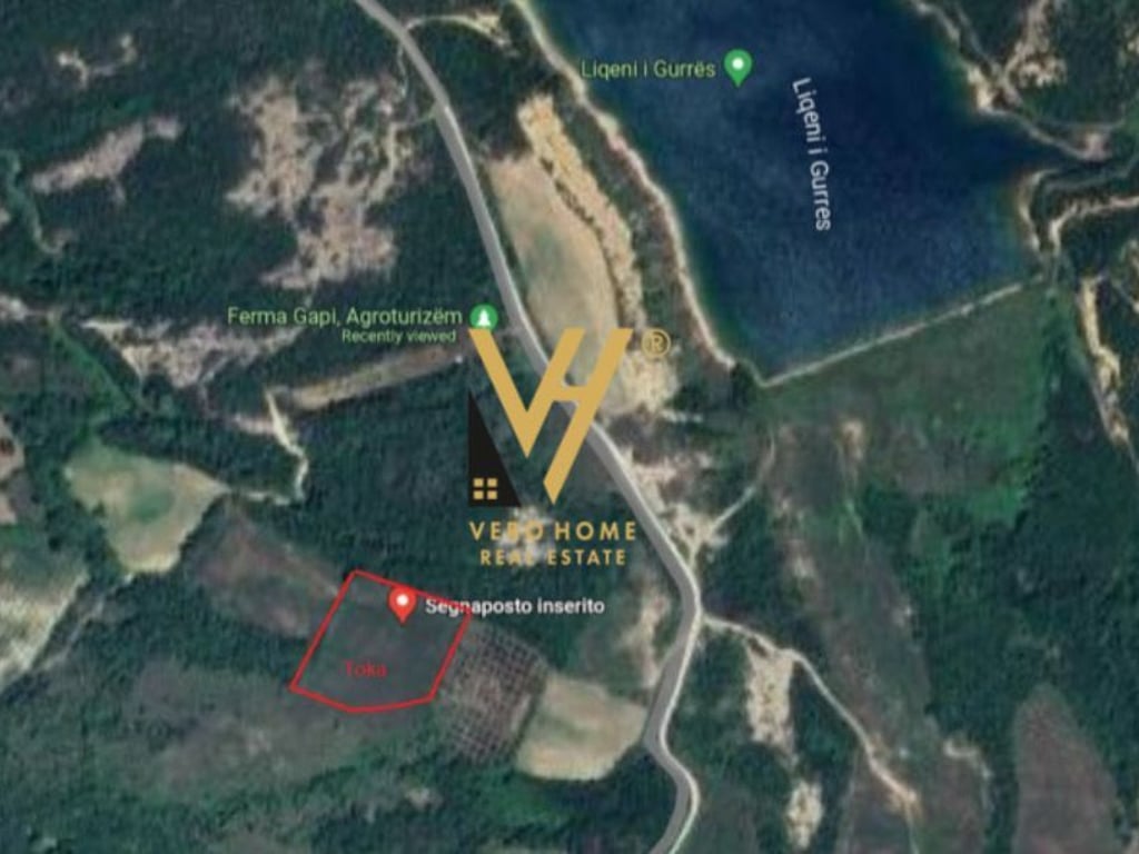 SHITET TOKE 5.500 M2 NE GURE E VOGEL,PRANE EQUOS RESORT 275.000 EURO