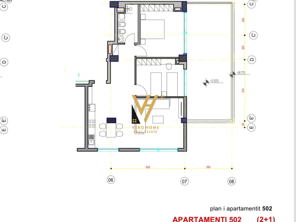 APARTMENT FOR SALE 2+1 AT PAZARI I RI 255,000 EURO