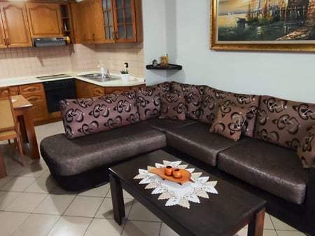 A 2+1 apartment is for rent in Ali Demi for 450 euros.