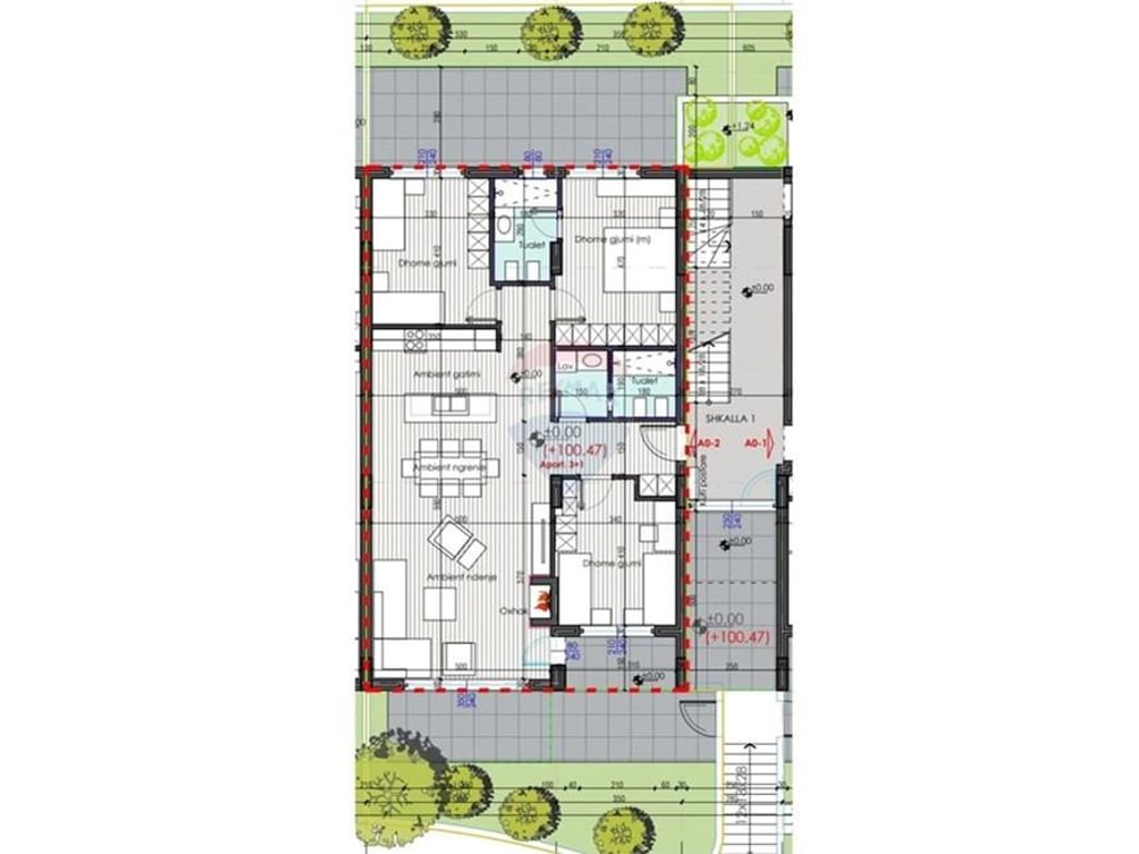 3+1+2 Apartment with Yard for Sale in Farka!