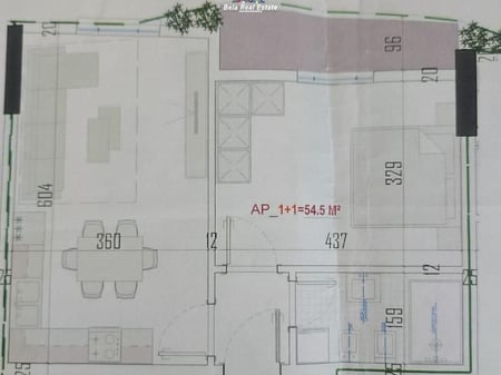 Apartament Ne Shitje 1+1 ne Paskuqan (ID B110427) Tirane