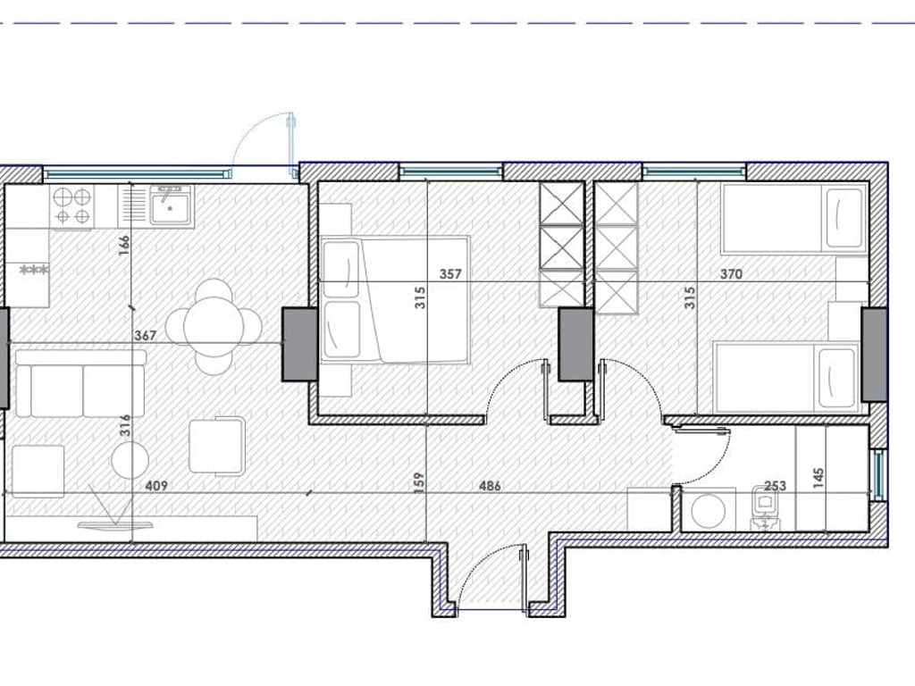 Shitet: 2+1 Himarë 📍 - Sip: 69 m² & 100 m² Oborr 🟢 Ne Perfundim Suvatimesh & Sistem Kapot (5 min larg Detit) 🌊