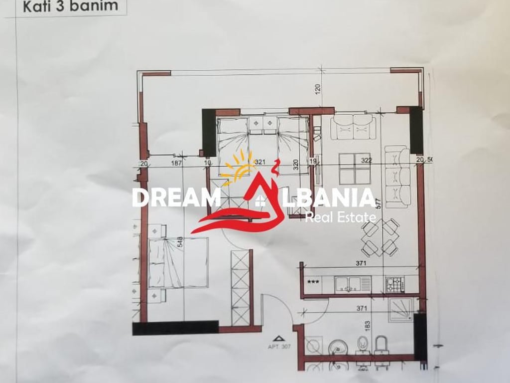 Apartment 2+1 for sale at Tirana Golden Park (ID 41211863)