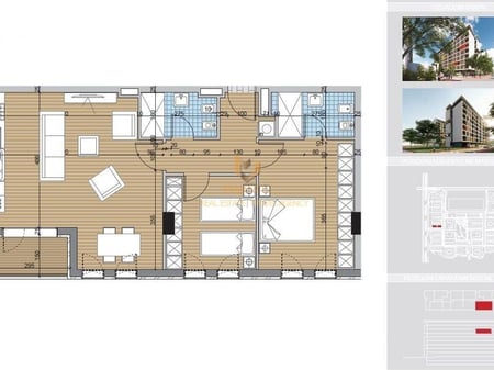 Vendesi appartamento 2+1+2 presso Univers City, QTU.