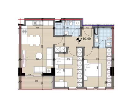 Vendesi Appartamento 2+1+2+posto auto presso Univers City.