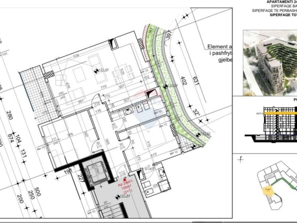 2+1+2 apartment for sale on Gjergj Fishta Boulevard!