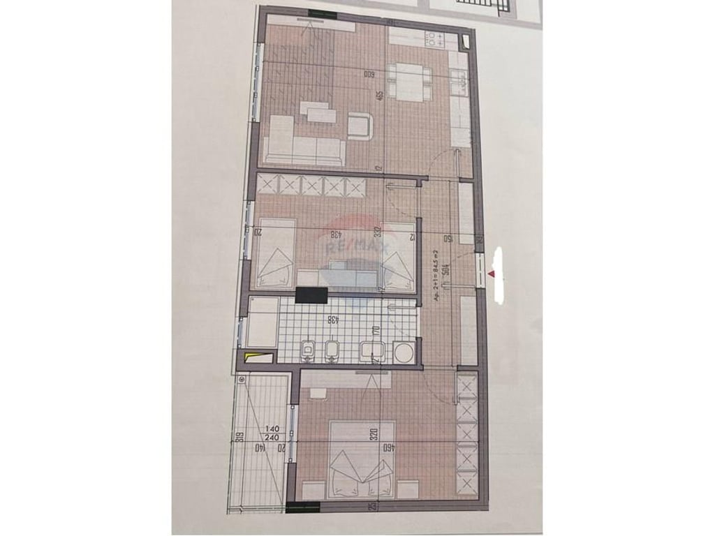 2+1 apartment for sale at Univers City!