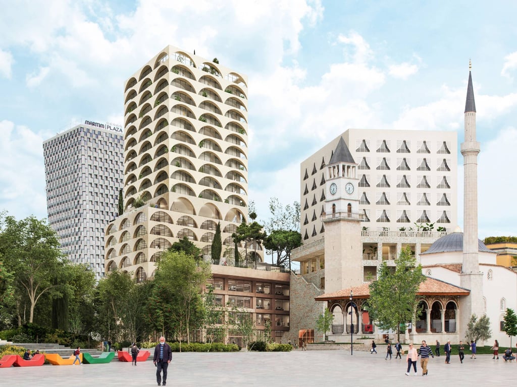 LOCALE COMMERCIALE IN AFFITTO IN CENTRO, TIRANA BOOK BUILDING, VICINO A PPLAZA TIRANE